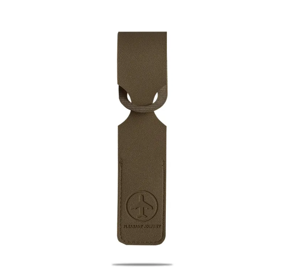 Ultra-Light Luggage Tag with Privacy Cover, Embossed or Blank