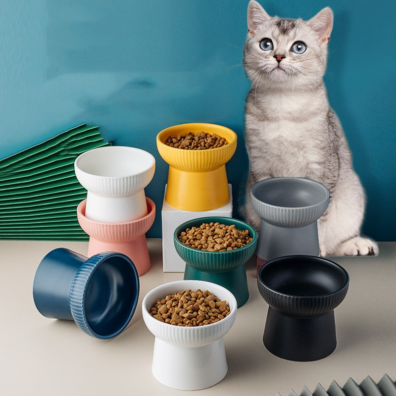 Nordic Minimalist Pet Food and Water Bowl