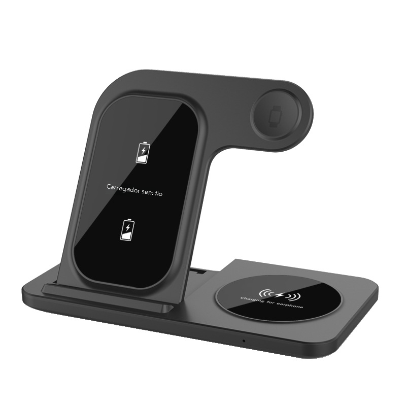 3-in-1 Wireless Charging Stand for Phone, Watch and Earbuds