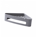 No-Drill Plastic Towel Rack, Triangle or Long, White or Gray