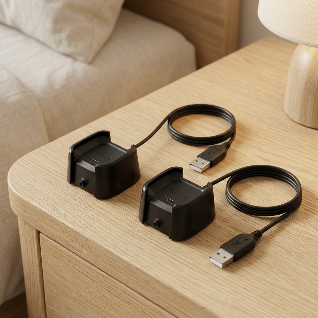 Watch Charging Dock with 1.2 m Cable, 2 Pack, with Screen Protectors