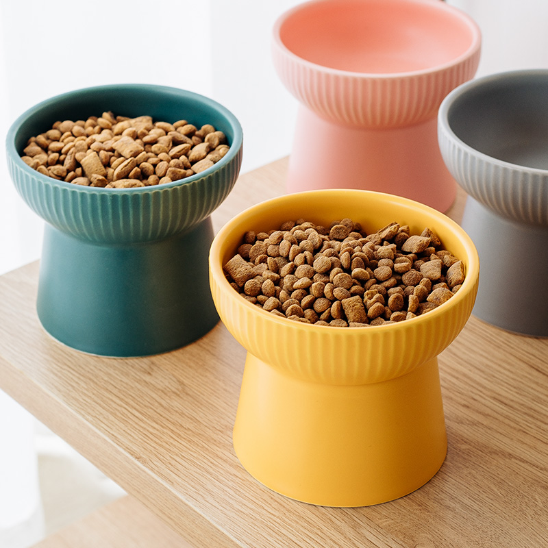 Nordic Minimalist Pet Food and Water Bowl