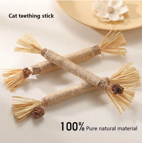 Natural Polygonum Cat Chew Stick Toy