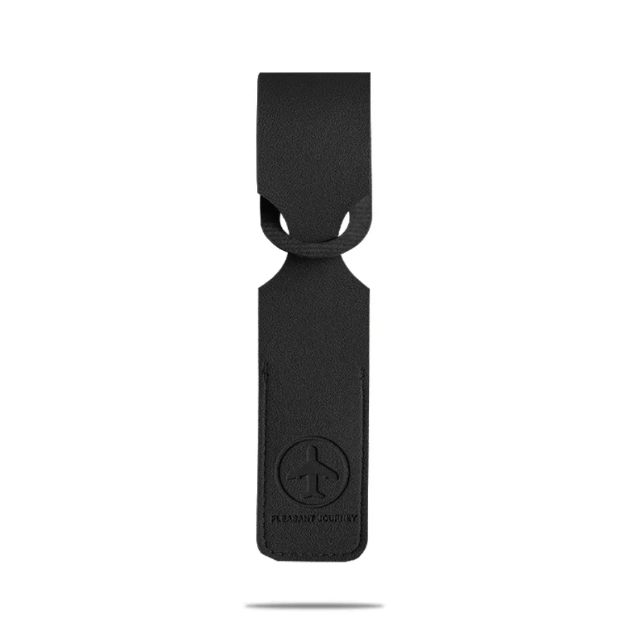 Ultra-Light Luggage Tag with Privacy Cover, Embossed or Blank