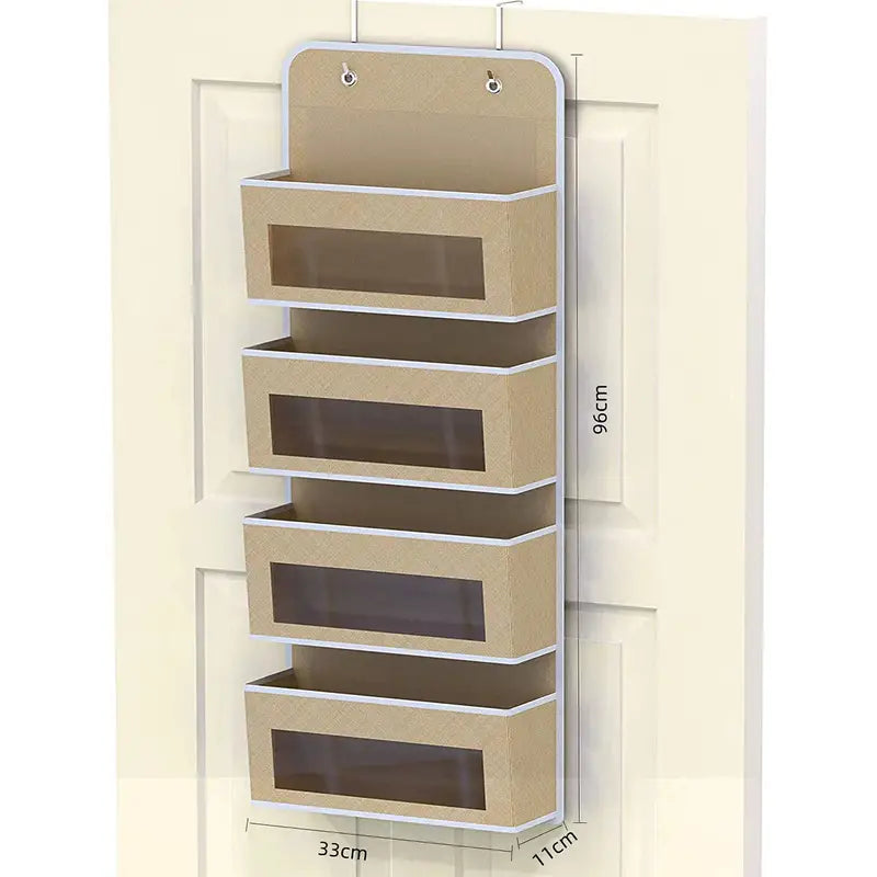 Over-the-Door Hanging Pocket Organizer for Shoes and Accessories