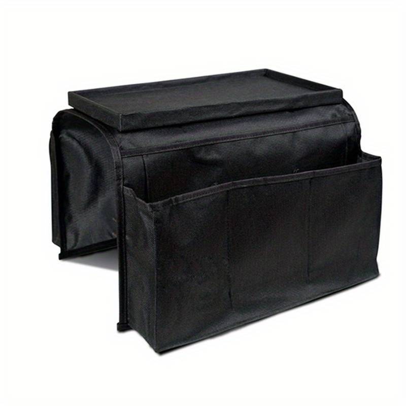 Oxford Cloth Sofa Armrest Caddy with Cup Holder and 4 Pockets