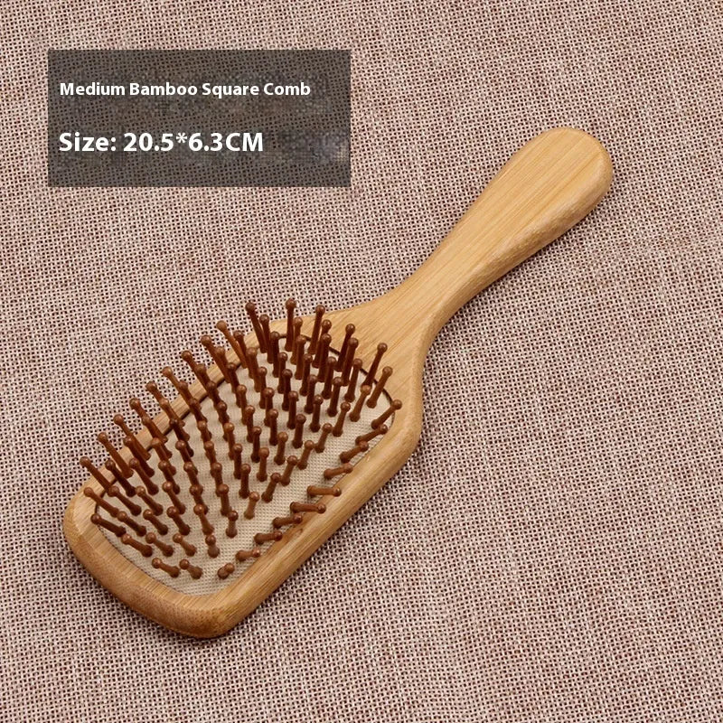Wooden Air Cushion Hair Brush, Round or Square