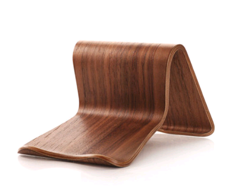 Wooden Tablet and Phone Stand, Walnut or White Maple
