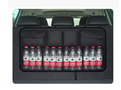 Oxford Cloth Car Storage Net Pocket with 3 Compartments