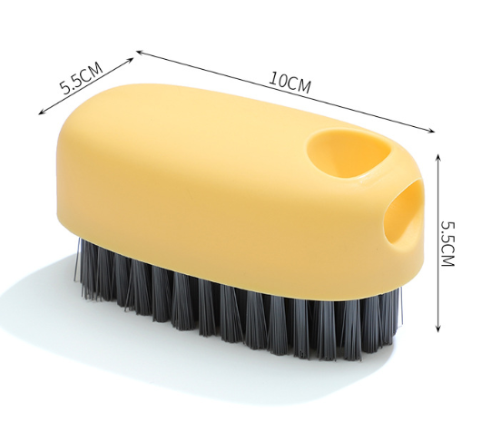 Soft-Bristle Laundry Brush and Slim Shoe Brush in PP and PET