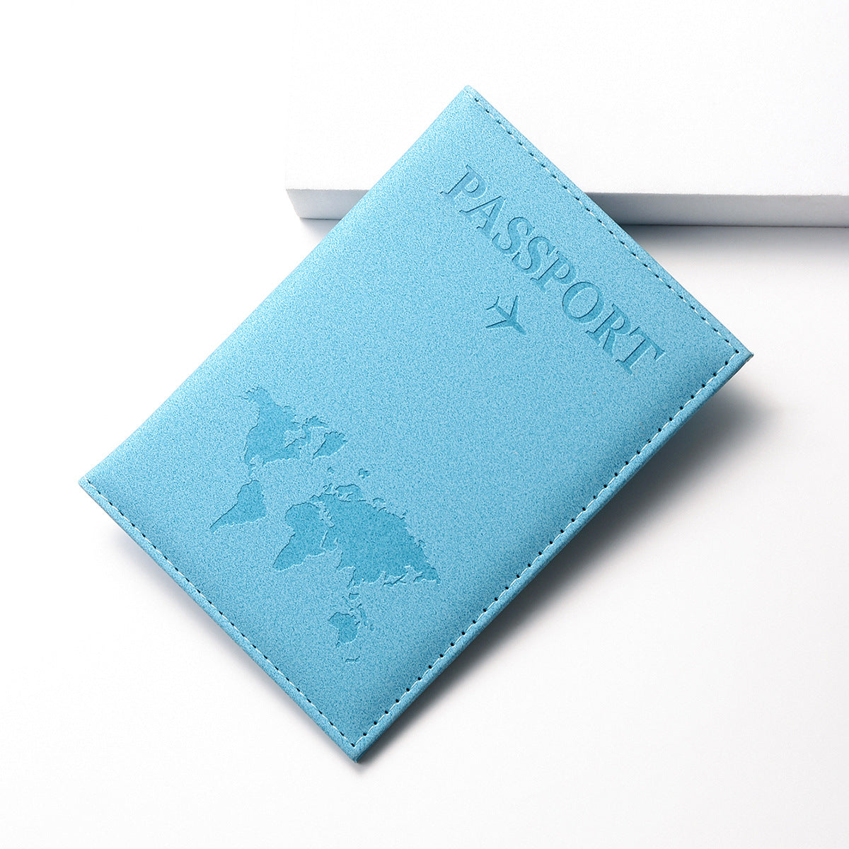 Geometric Print PU Leather Passport Cover, 12 Colors
