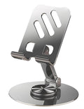Foldable Aluminum Phone Stand with 360° Rotation