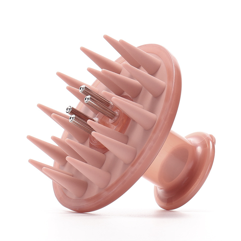 Silicone Scalp Massage Comb with 14 ml Serum Applicator