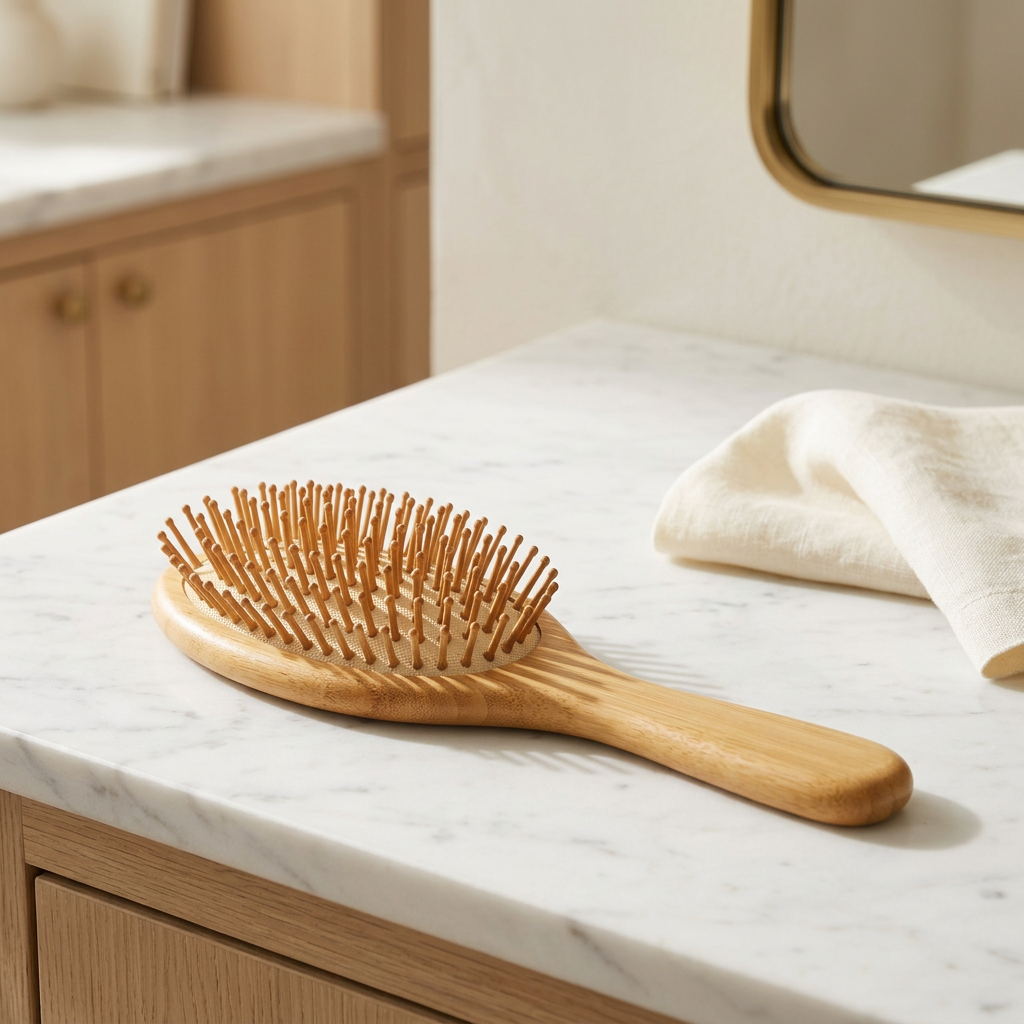 Wooden Air Cushion Hair Brush, Round or Square