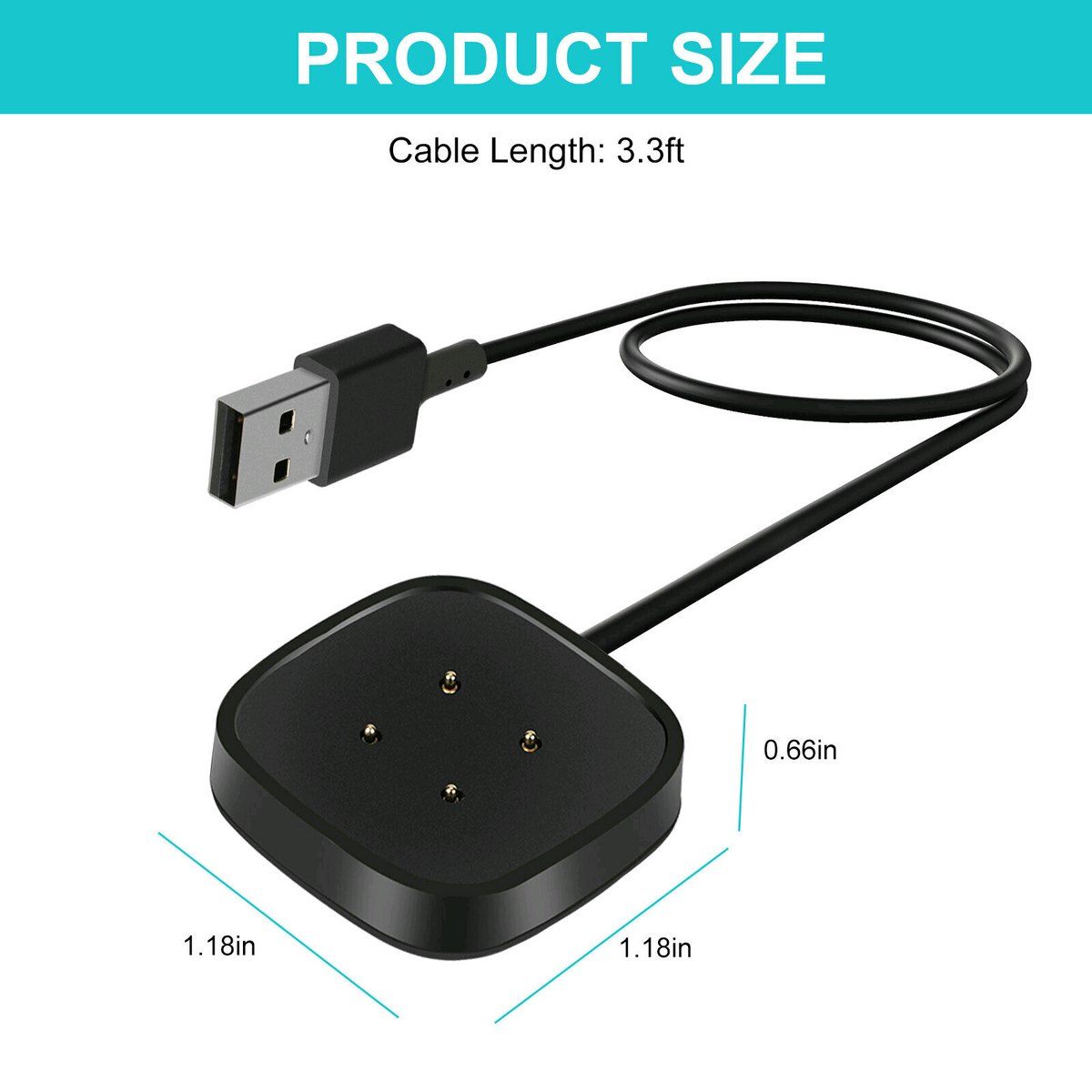 Wireless Watch Charging Cable Dock, TPE and TPU