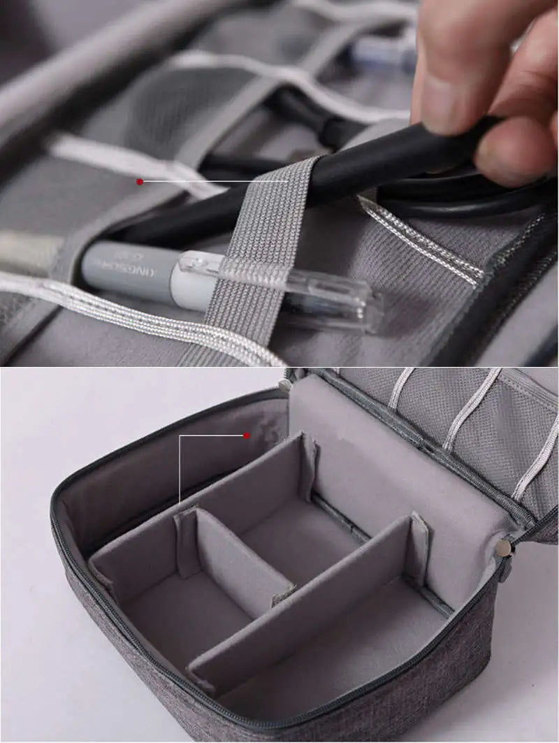 Waterproof Tablet and Tech Accessory Travel Organizer