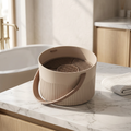 3-in-1 Silicone Makeup Brush Cleaning Bowl with Drying Rack