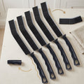 Hard-Bristle Crevice Cleaning Brushes for Tight Gaps, Set of 5