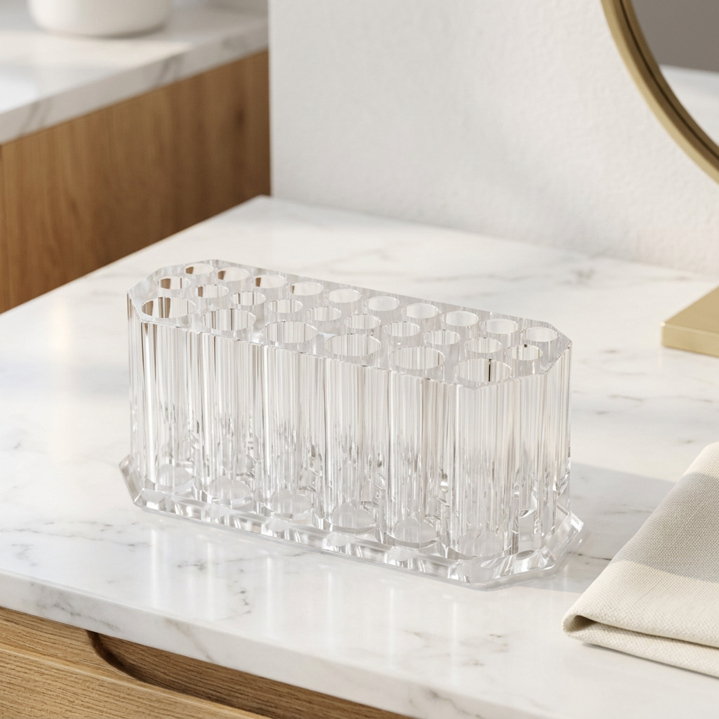 Clear Acrylic Nail Art Tool Organizer and Display Case