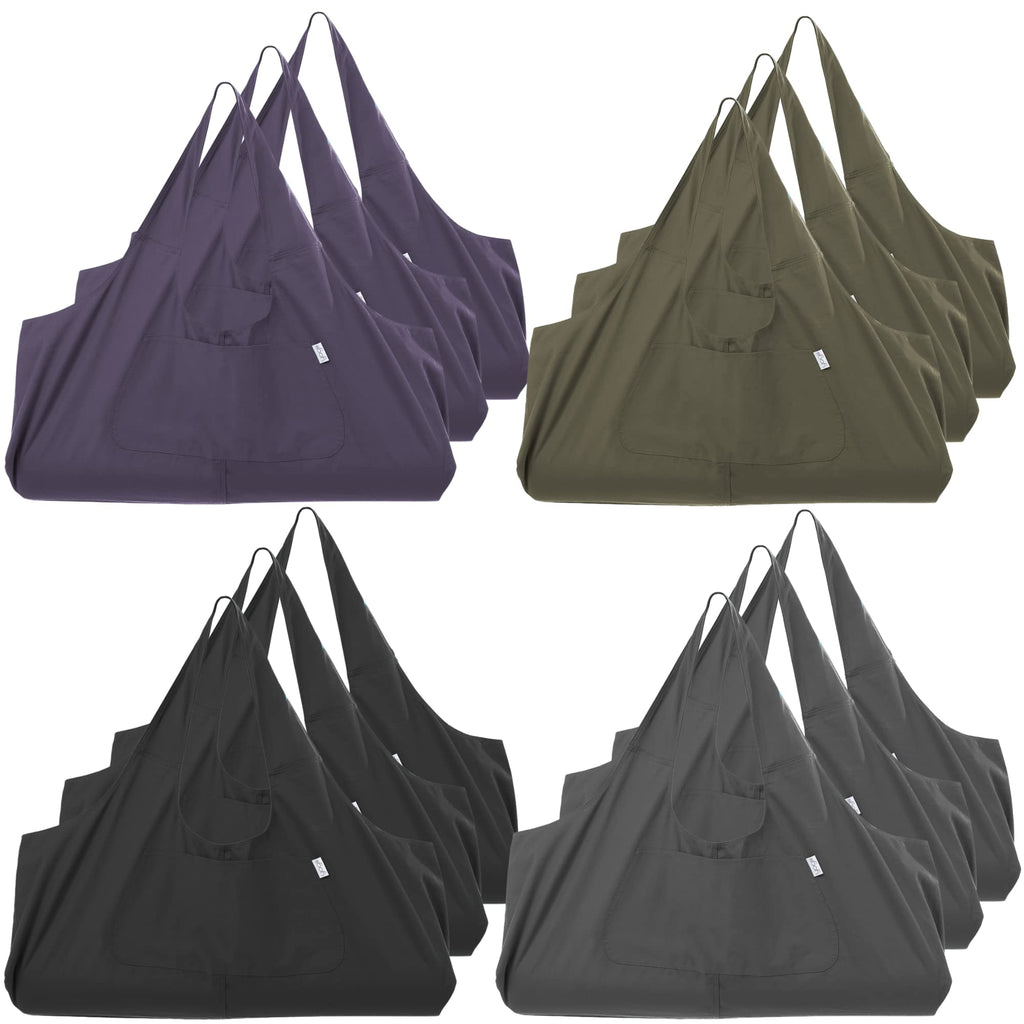 Yoga Mat Tote Bag with Side Pocket, Studio 12-Pack Variety Set