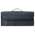 Felt Storage Box with Handle for Car and Home, Dark Grey