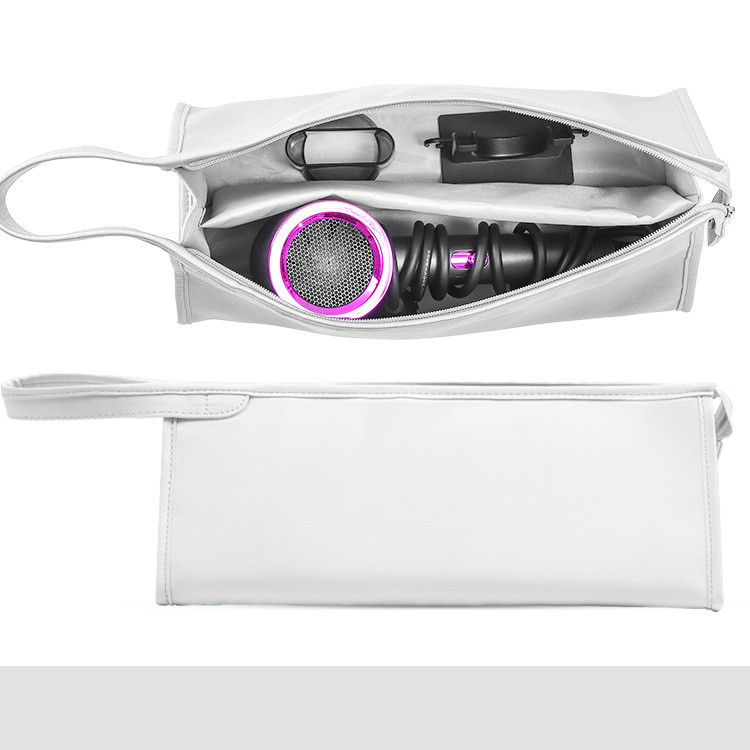 PU Leather Hair Dryer Travel Storage Bag