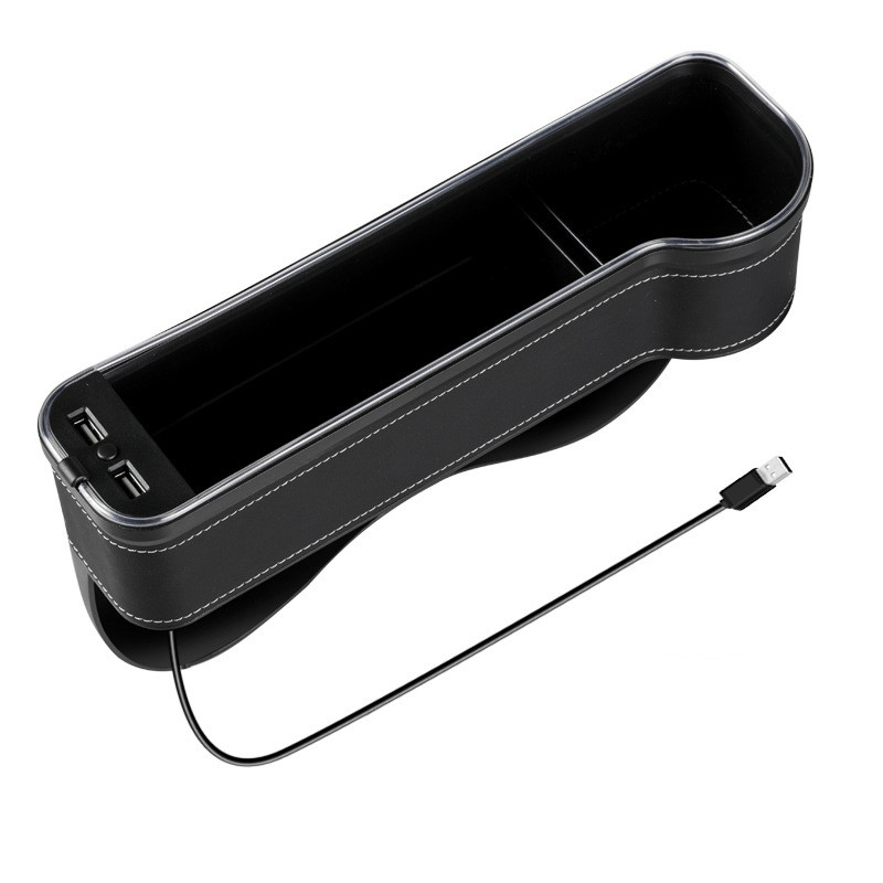 Car Seat Gap Organizer with USB Charging Port