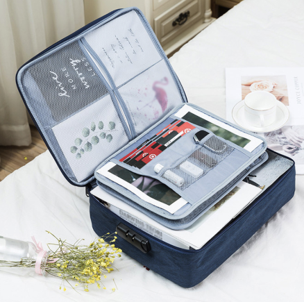 Polyester Travel Document Organizer Bag