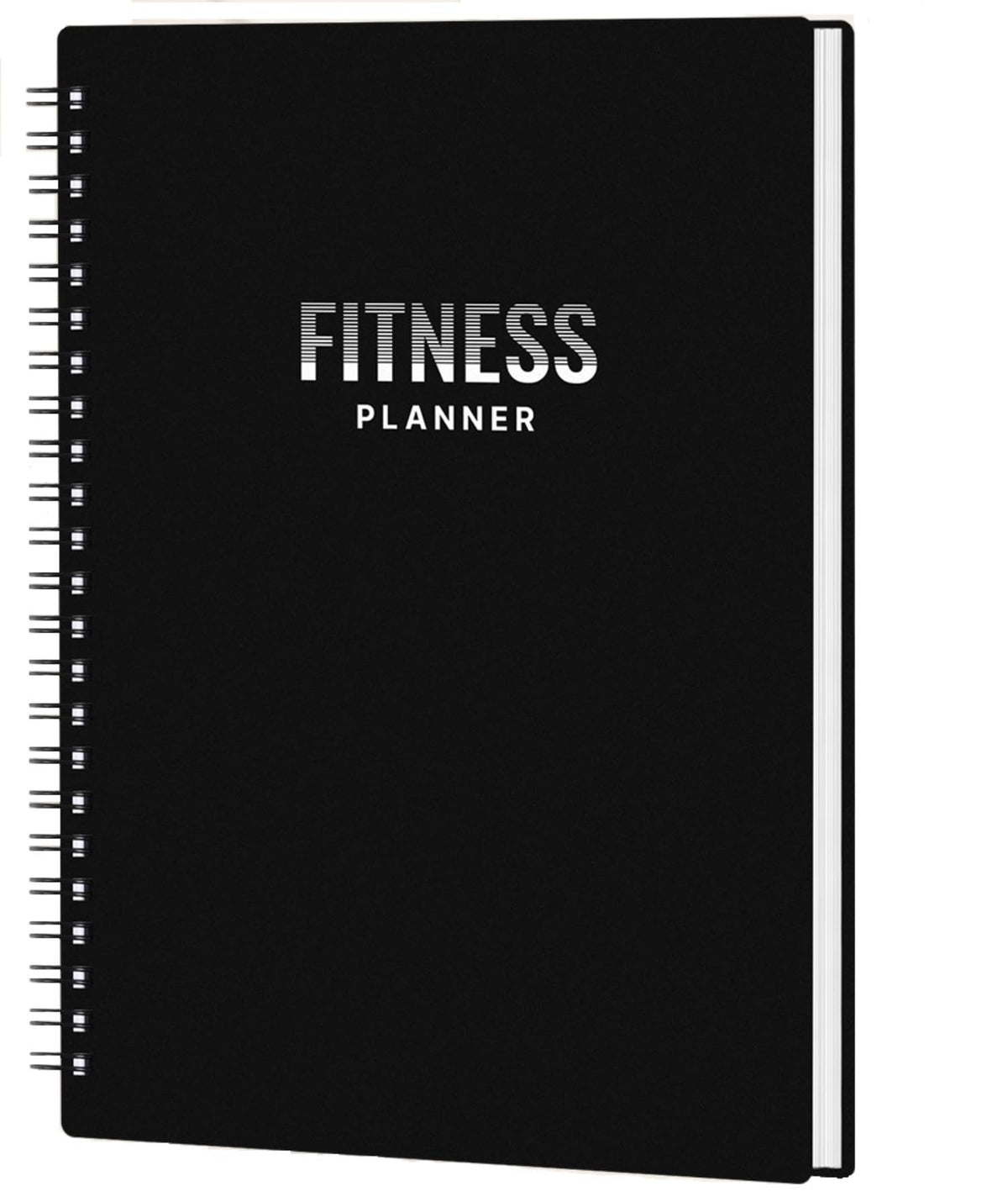 Undated Workout Journal with Twin-Wire Binding, A5 6.4 x 8.5 in
