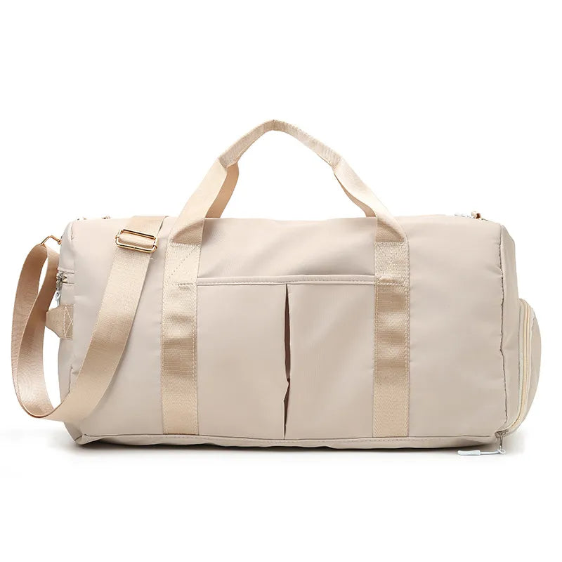 Large-Capacity Women's Yoga Gym Bag with Mat Compartment