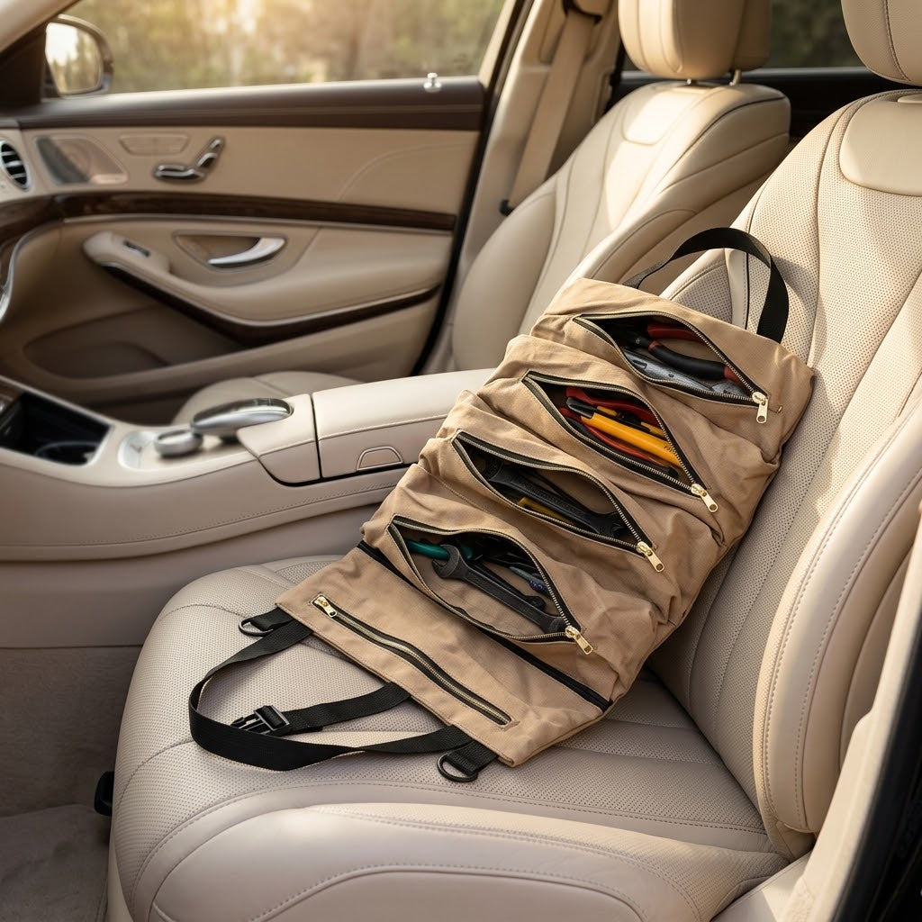 Canvas Car Hanging Storage Bag for Tools and Supplies