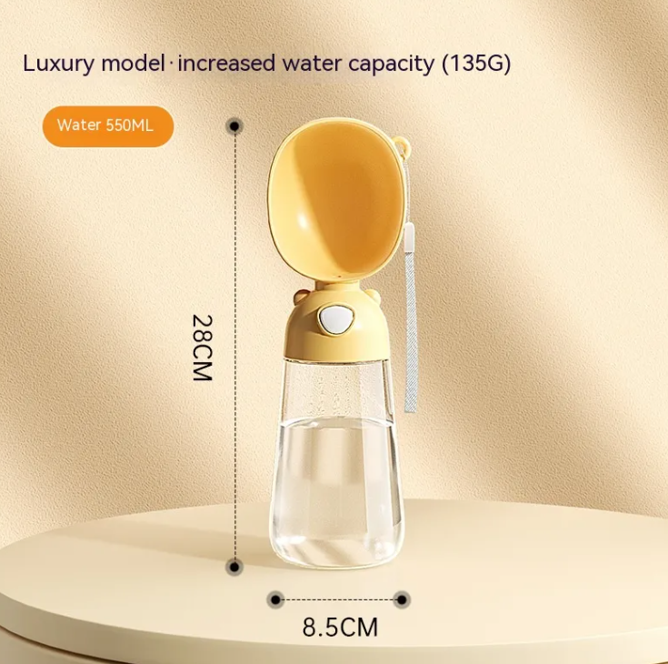 Portable Dog Water Feeding Bottle for Travel and Hiking