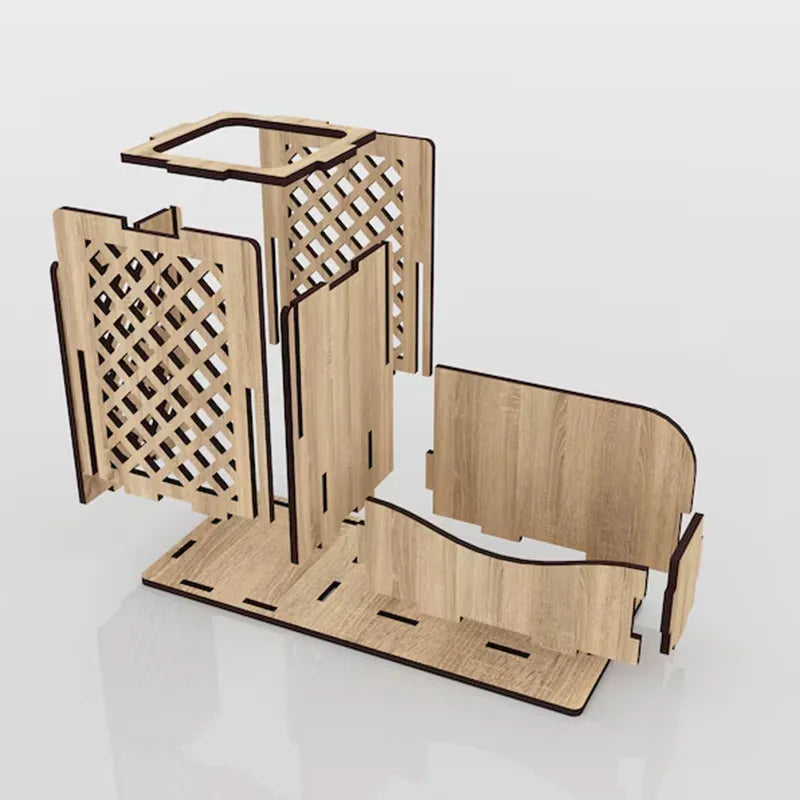 Large-Capacity Desktop Business Card Holder, 16.5 x 7 x 9 cm