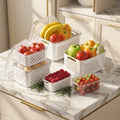 Fridge Produce Containers with Removable Colanders, 4-Pack