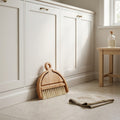 Oiled Beech and Horsehair Table Dustpan and Brush Set