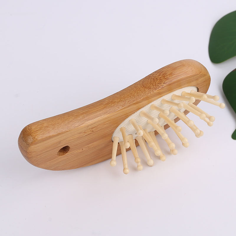 Bamboo Air Cushion Massage Comb, 10.5 x 4.5 cm