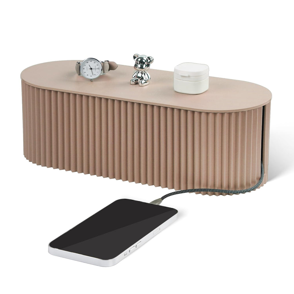 Large Cable Management Box Kit with Ties, Clips and Wraps, Khaki