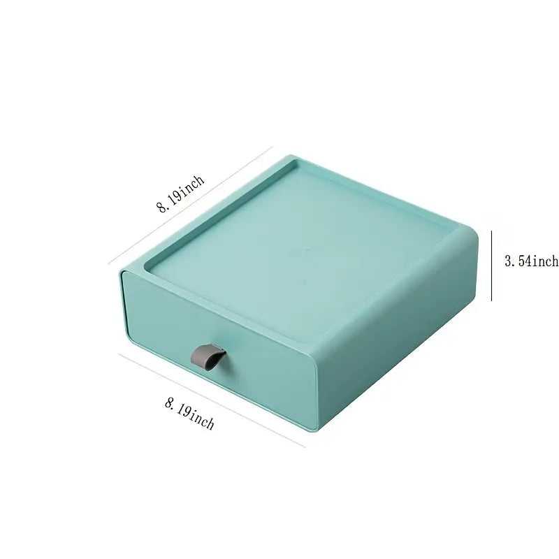 Stackable Open Desk Drawer Organizer in Four Colors