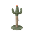 Cactus Cat Scratching Post with Sisal and Sea Straw Rope, 60 cm