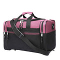 17 in Polyester Gym Duffel with End Pockets, Pink