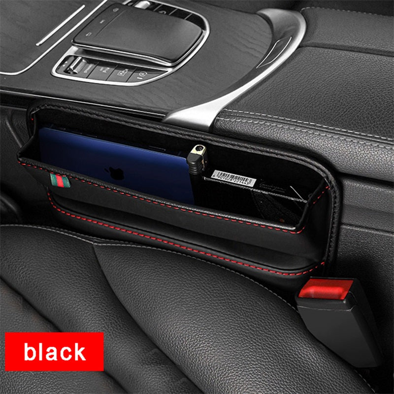 PU Leather Car Seat Gap Filler Organizer
