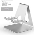 Adjustable Aluminum Tablet and Phone Stand, Sandblasted Finish