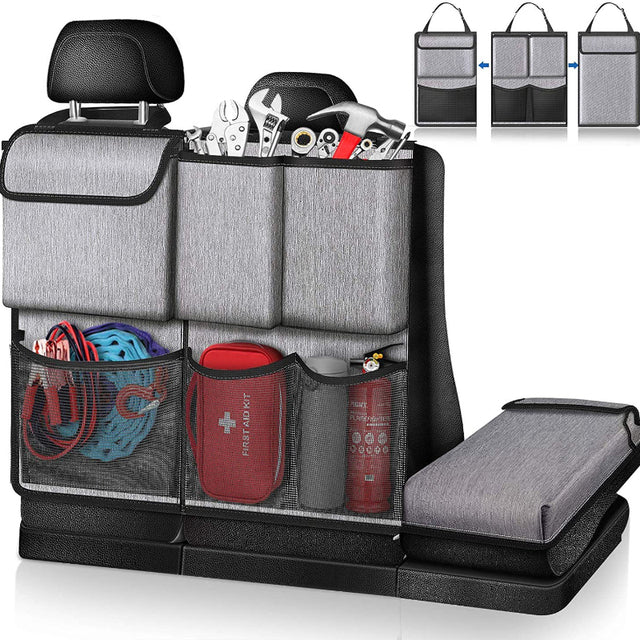 Oxford Cloth Car Trunk Organizer with Removable Sections
