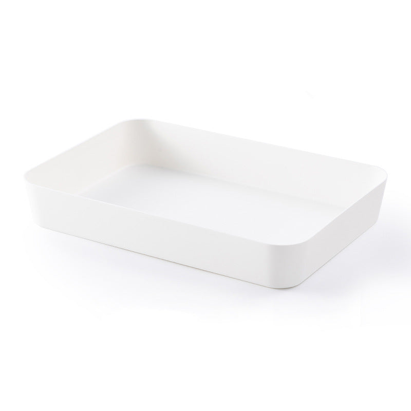 Stackable PP Drawer Storage Boxes in 3 Sizes, White