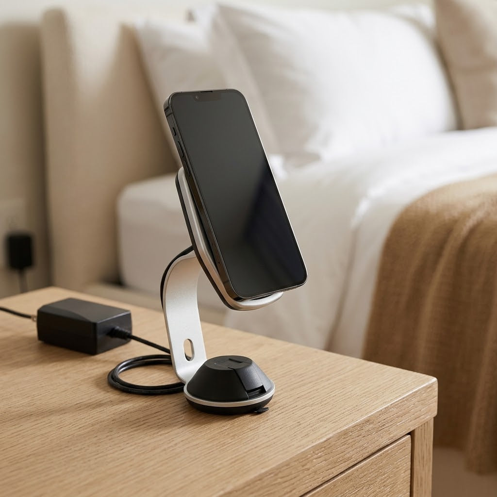 Magnetic 15W Wireless Charging Phone Mount for Home or Office