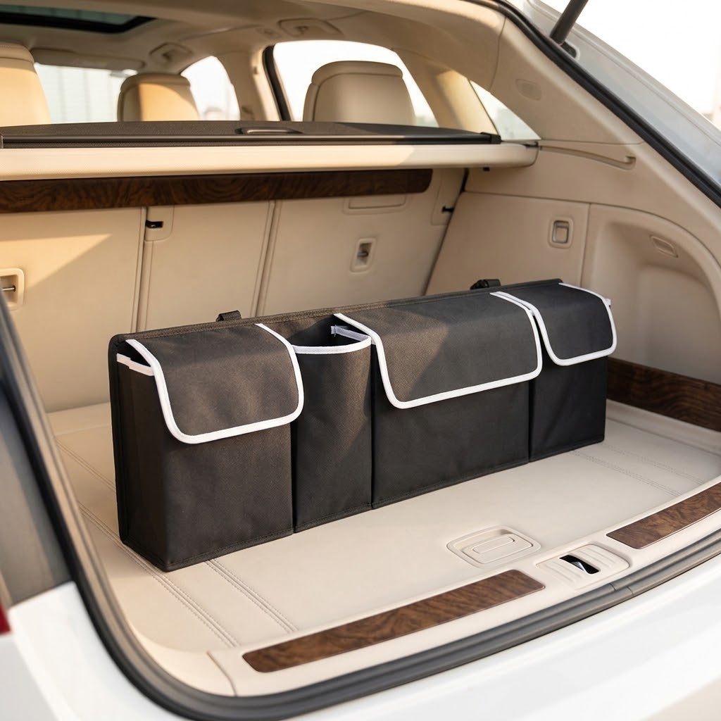 Oxford Cloth Backseat Car Organizer, Black