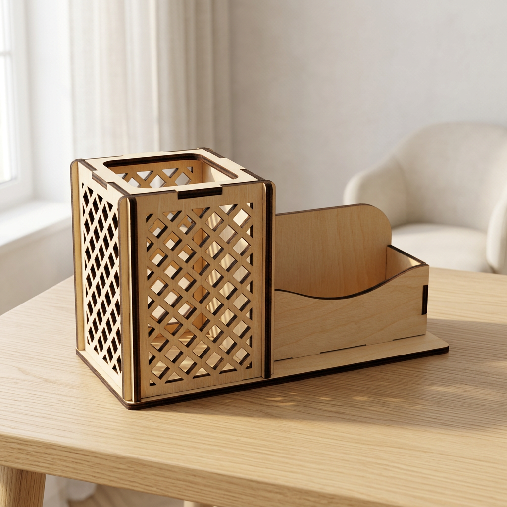 Large-Capacity Desktop Business Card Holder, 16.5 x 7 x 9 cm