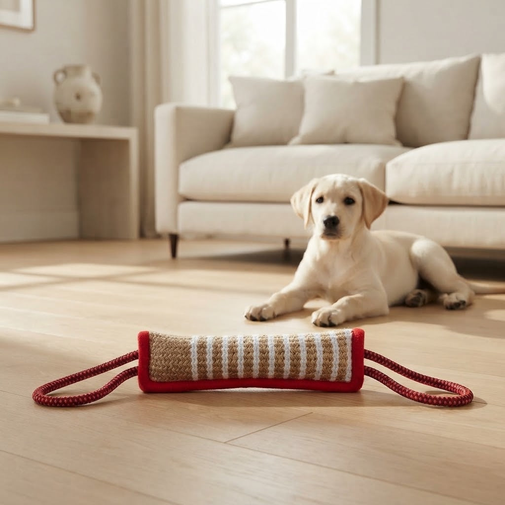 Coarse Hemp Dog Bite Training Stick, 30 cm