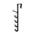 5-Hook Wall Rack for Coats, Hats and Bags