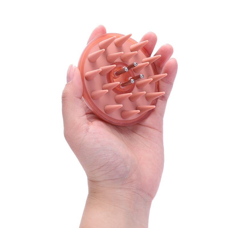 Silicone Scalp Massage Comb with 14 ml Serum Applicator